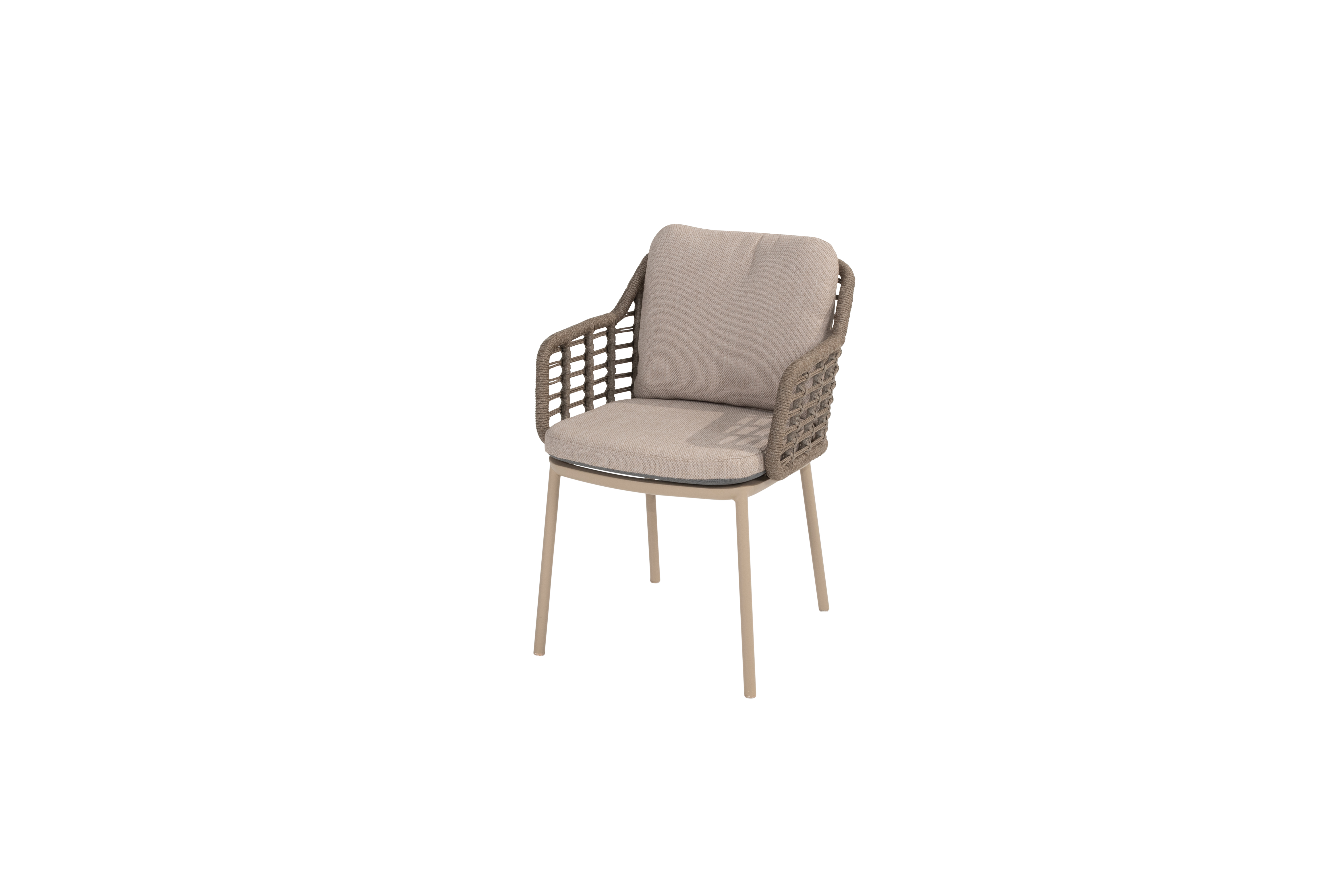  Taste Puglia Dining Chair With Cushion - Latte